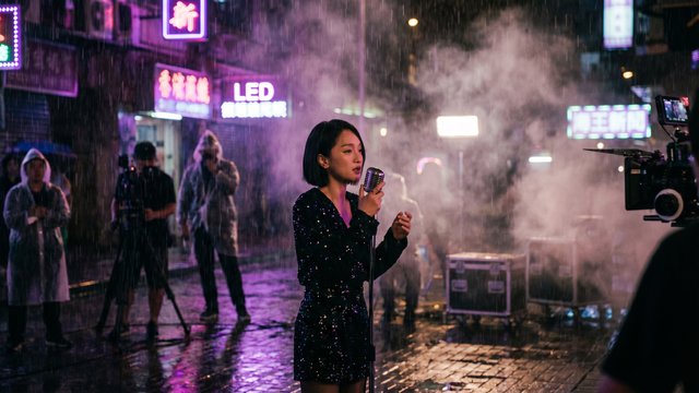 麻豆视频传媒霓虹夜色MV拍摄花絮